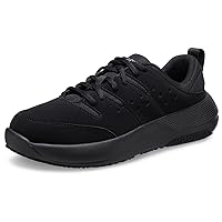 Crocs Men On The Clock Work Sneaker, Triple Black, 12.5 Men