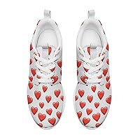 Valentine Cute Cupid Running Shoes Women Sneakers Walking Gym Lightweight Athletic Comfortable Casual Fashion Shoes