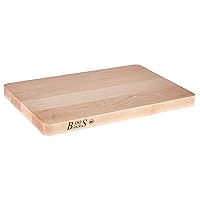John Boos Boos Block Chop-N-Slice Series Reversible Wood Cutting Board with Eased Corners, 1.25-Inch Thickness, 20
