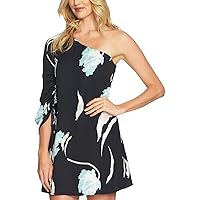 1.STATE Womens Cinched-Sleeve A-Line Dress