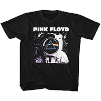Pink Floyd Moon Black Toddler T-Shirt Tee