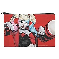 GRAPHICS & MORE Harley Quinn Character Makeup Cosmetic Bag Organizer Pouch