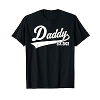 1st Time Dad EST 2023 New First Fathers Day Daddy 2023 T-Shirt