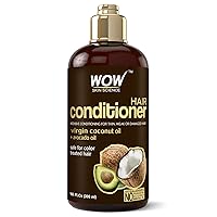WOW Skin Science Hair Conditioner - Coconut & Avocado Oil - Restore Dry, Damaged Hair - Increase Gloss - Reduce Split Ends, Frizz - Sulfate, Silicones, Paraben Free - All Hair Types - 300 ml WOW Skin Science Hair Conditioner - Coconut & Avocado Oil - Restore Dry, Damaged Hair - Increase Gloss - Reduce Split Ends, Frizz - Sulfate, Silicones, Paraben Free - All Hair Types - 300 ml