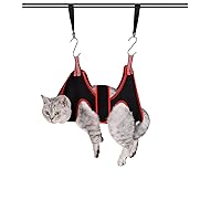 Cat Grooming Hammock Harness for Small Dogs,Pet Hammock Restraint Bag,Dog Grooming Sling for Trimming Nail and Ear/Eye Care(XS Size,6.5