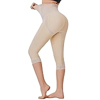 Shapewear Tummy Control Shorts Body Shaper High Waisted Butt Lifting Panties Thigh Slimmer Capri Girdles