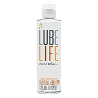 Lube Life Water Based Personal Lubricant, Lube for Men, Women & Couples,  Non-Staining, 4 fl oz 