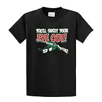 Christmas Classic T-Shirt You'll Shoot Your Eye Out Santa Claus Movie Xmas Funny Humorous Gift Tee Shirt