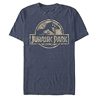 Jurassic Park Big & Tall Camo Logo Men's Tops Short Sleeve Tee Shirt