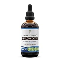 Secrets of the Tribe Yellow Dock Alcohol-Free Liquid Extract, Yellow Dock (Rumex Crispus) Dried Root Tincture Supplement (4 FL OZ)