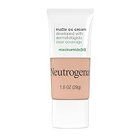 Clear Coverage Flawless Matte CC Cream, Full-Coverage Color Correcting Cream Face Makeup with Niacinamide (b3), Hypoallergenic, Oil Free & -Fragrance Free, Barley Beige, 1 oz