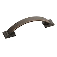 Amerock | Cabinet Pull | Oil Rubbed Bronze | 3 inch (76 mm) Center to Center | Candler | 1 Pack | Drawer Pull | Drawer Handle | Cabinet Hardware
