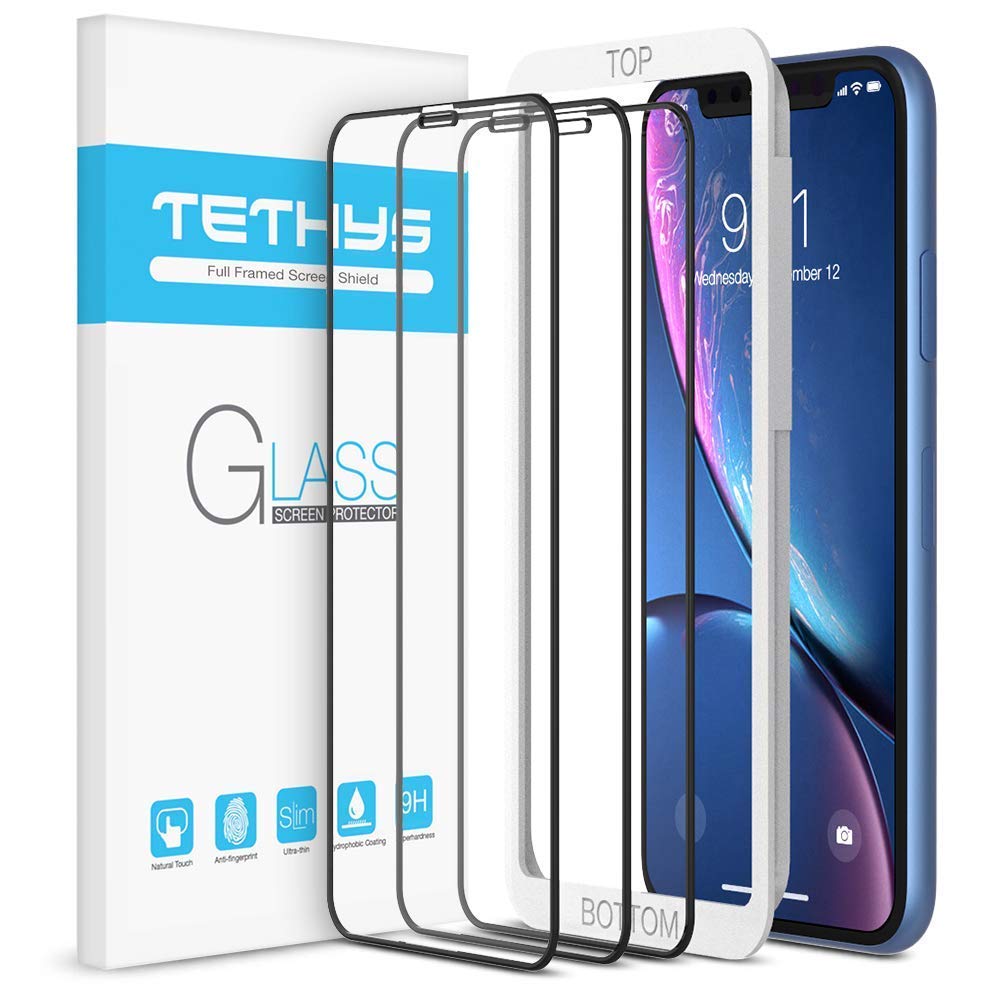 TETHYS Glass Screen Protector Designed For iPhone 11 / iPhone XR (6.1