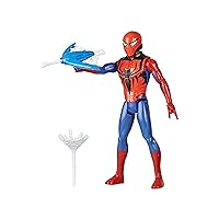 Spider-Man Marvel Titan Hero Series Blast Gear Action Figure Toy with Blaster, 2 Projectiles and 3 Armor Accessories, for Kids Ages 4 and Up