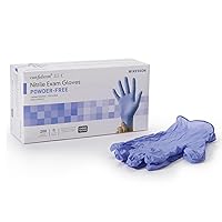 McKesson Confiderm 3.5C Nitrile Exam Gloves, Non-Sterile, Powder-Free, Blue, Large, 200 Count, 1 Box