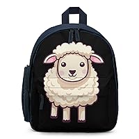 Cute Sheep Cute Printed Backpack Lightweight Travel Bag for Camping Shopping Picnic