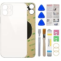 OEM Rear Back Glass Replacement for iPhone 11 6.1 Inches with Professional Repair Tool Kit (White)