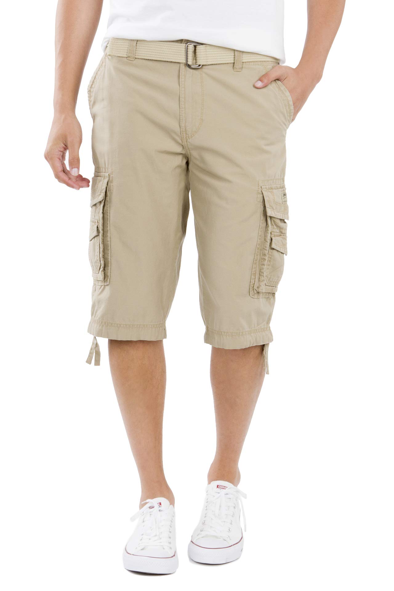 Unionbay Men's Cordova Belted Messenger Cargo Short - Reg and Big and Tall Sizes