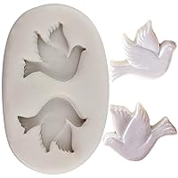 Communion Silicone Mold Dove Fondant Mold For Cake Decorating Cupcake Topper Candy Chocolate Gum Paste Polymer Clay Set Of 1
