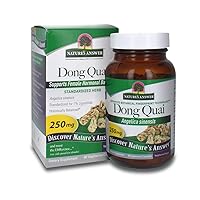Nature's Answer Dong Quai Root 250mg 60-Capsules | Dietary Supplement | Supports Female Hormone Balance | Non-GMO, Vegan, Kosher Certified & Gluten-Free | Single Count