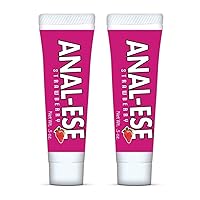 Anal-ESE Flavored Desensitizing Gel, Strawberry - 2 Pack .5oz