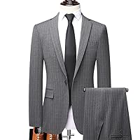 GMOIUJ 5XL (Suit Jacket + Pants) Men's Many Styles to Choose from Italian Style Slim Dress Wedding Men's 2-Piece Suit