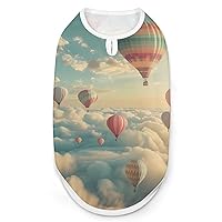 Hot Air Balloon in Cloud Dog Vest Printed Pets Coat Dog Shirts Lightweight Dog Summer T Shirts Clothes XL