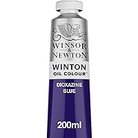 Winsor & Newton Winton Oil Color, 200ml (6.75-oz) Tube, Dioxazine Blue