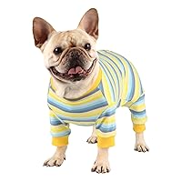 Parderry Dog Onesie for After Surgery Recovery Suit Pet Surgical Suit for Female Male Cone E-Collar Alternatives After Spay Abdominal Wounds Protector Dog Anti-Licking Onesie for Small Medium Dogs