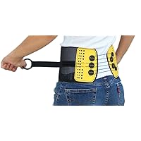 Lumbar Support Belt with Compound Pulley System - Made of Lightweight & Breathable Mesh - Instant Relief for Low Back Pain (XX-Large)