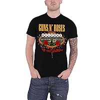 Guns N’ Roses Men's Welcome to The Jungle Slim Fit T-Shirt Black