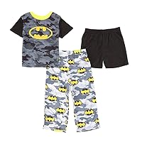DC Comics Batman Logo and Camo Toddler Pajama Set