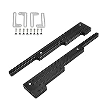 Bevinsee Spark Plug Wire Looms Separator Holders Aluminum Black Compatible with Chevy SBC BBC 302 454 350 V8 Engines