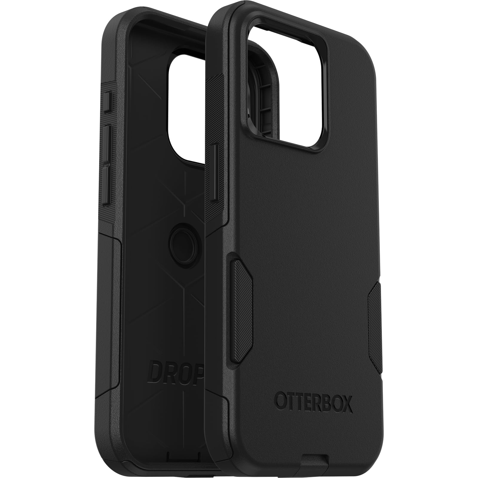 OtterBox iPhone 15 Pro (Only) Commuter Series Case - Black, Slim & Tough, Pocket-Friendly, with Port Protection