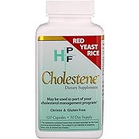 HPF L.L.C Healthy Origins Cholestene Red Yeast Rice 120 Cap, 1200mg* (2-Pack) (1)