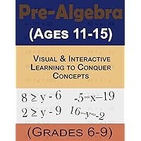 Pre-Algebra for Beginners (Grades 6-9): Visual & Interactive Learning Made Easy to Conquer Concepts for 4th,5th, and 6th Grades Math Workbook