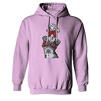 VICES AND VIRTUES 0333. Marilyn Monroe Gangster Red Rose Cool Graphic Hipster Red Roses Summer Hoodie