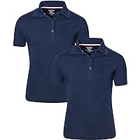 French Toast Kid Girl's 2-Pack Short Sleeve Polo Shirt School Uniform