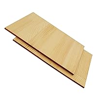 Pine Plywood Sheets, 16x16 Inch 2 Pack 7 mm Thick Unfinished Wood Squares Boards for Crafts Wooden Canvas Panels for Painting and DIY Projects, Cutting, CNC Carving, Wood Burning