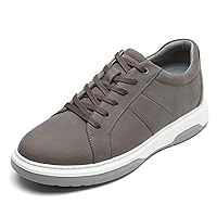 CHAMARIPA Men Elevator Sneakers Sports Shoes Mesh Lace up Shoes Light Weight Height Increasing Shoes Hidden Heel Trainer