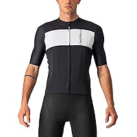 Castelli Men’s Prologo 7 Jersey, UV Sun Protection, Zip Up Quarter Length Sleeve Jersey for Road and Gravel Biking l Cycling