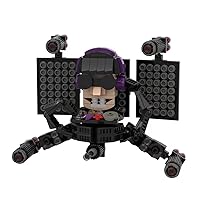 Skbidi Toilet Toys Upgraded TV Man Building Block Set, Upgraded Skbidi Toilet DJ Man, Skbidi Toilet Titans Action Figure, Great Gift for Adult Boys or Girls