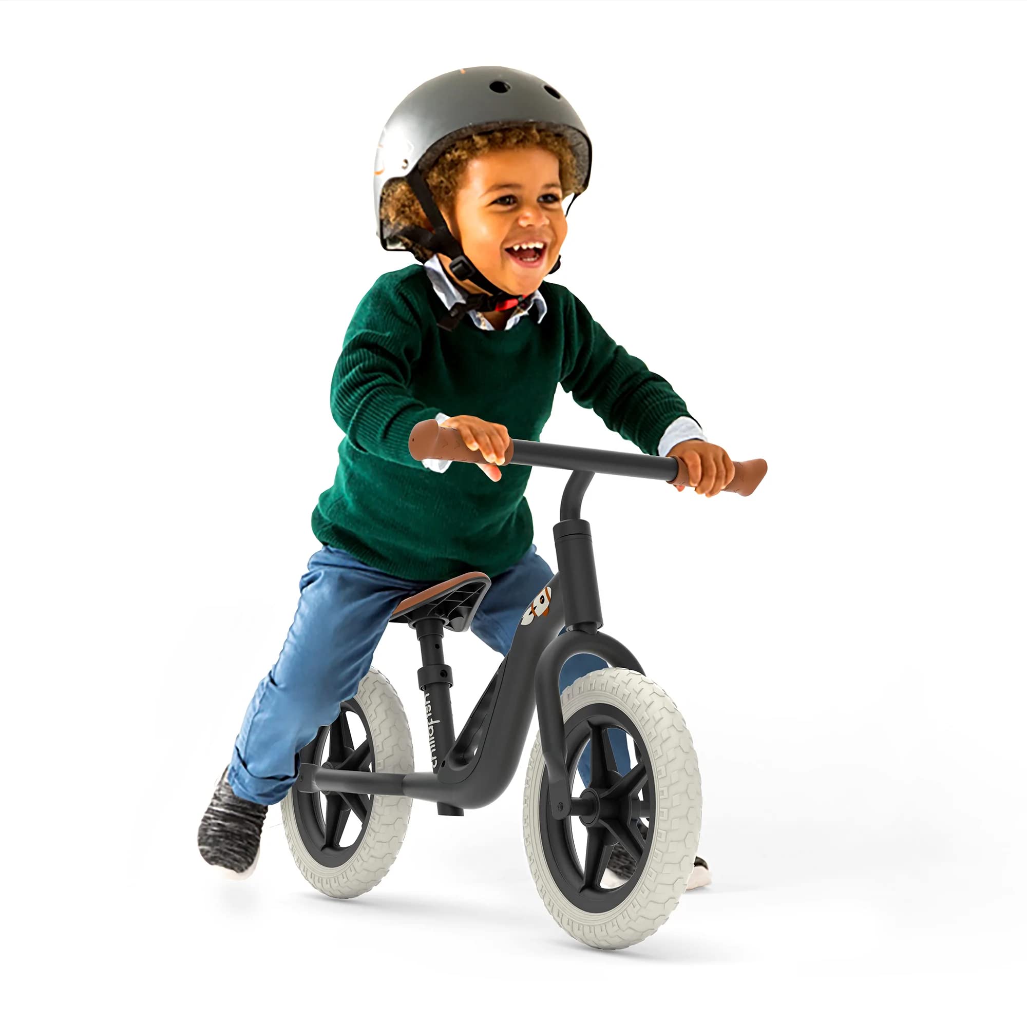 Chillafish Charlie Lightweight Toddler Balance Bike, Cute Trainer for 18-48 Months, Learn to Bike with 10