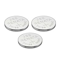 Renata Single Watch Battery Swiss Made Renata 366 or SR 1116 SW 1.5 V (3 Batteries, 366 or SR 1116 SW)