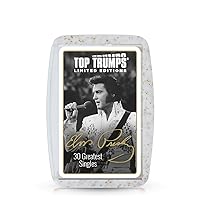 Top Trumps Elvis Presley Limited Edition Card Game, Play with The King of Rock and Roll’s 30 Greatest Songs Including Teddy Bear, Don’t be Cruel and Suspicious Minds, for Aged 6 Plus