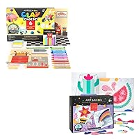 Arteza Kids Air Dry Clay, 42 Bars, Car Garage Modeling Clay Kit and Arteza Kids String Art Kit, Art Supplies for Kids Craft Projects and Free Time Activities