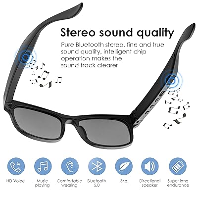 Mua GELETE Smart Audio Glasses Wireless Bluetooth Sunglasses Open