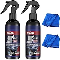 3 in 1 Ceramic Car Coating Spray, 3 in 1 High Protection Quick Car Coating Spray, Plastic Parts Refurbish Agent, Fast-Acting Coating Spray,Waterless Wash, Nanotechnology (2PCS*120ML)