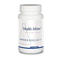 Multi-Mins (Potent Mineral Combination) Bioavailable Multi Mineral Supplement with Mineral Chelates and Whole Food Trace Minerals. Magnesium, Chromium, Iodine (120 Tablets)