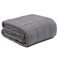 DMI Microfiber Weighted Blanket, Adult Size, Superior Comfort & Breathability, 80″x60″, All-Season Use, 17lbs, Grey
